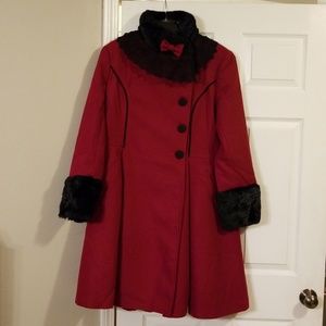 Never Worn - Hell Bunny Angeline Coat - 2XL
